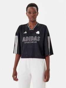 Adidas T-Shirt Tiro Cut 3-Stripes JG4097 Czarny Oversize. Czarne t-shirty ADIDAS, l, bez wzorów, z syntetyku, bez kołnierzyka, bez ramiączek. Za 159,99 zł.