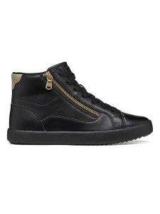 Geox Sneakersy "Blomiee" w kolorze czarnym rozmiar: 38. Czarne trampki Geox, bez wzorów, bez zapięcia. Za 294,95 zł.