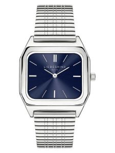 Liebeskind Zegarek kwarcowy w kolorze srebrno-granatowym rozmiar: onesize. Szare, analogowe zegarki Liebeskind. Za 347,99 zł.