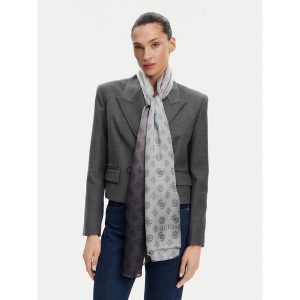 Chusta Guess. Szare apaszki i chusty Guess, z aplikacjami. Za 199,99 zł.