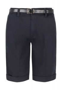 P-KERRY. Niebieskie szorty Volcano, bez wzorów, z materiału, eleganckie. Za 149,99 zł.