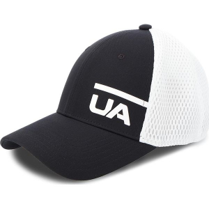 Czapka z daszkiem UNDER ARMOUR - Ua Train Spacer Mesh Cap 1305446-001 Biały Czarny. Białe czapki marki Under Armour, z materiału, sportowe. Za 99,95 zł.