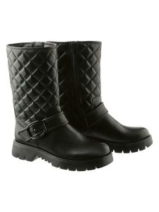 Högl Skórzane kozaki " Meadow" w kolorze czarnym rozmiar: 40. Czarne kozaki HÖGL, na zimę, bez wzorów, bez obcasa, bez zapięcia. Za 454,95 zł.
