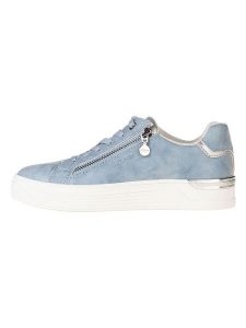 S.Oliver Sneakersy w kolorze błękitno-srebrnym rozmiar: 37. Niebieskie trampki s.Oliver, bez wzorów, bez zapięcia. Za 109,78 zł.