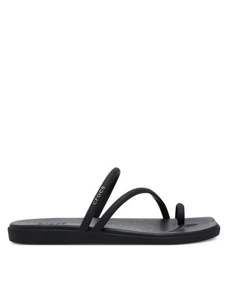 Crocs Japonki Miami Toe Loop Sandal 209862 Czarny. Czarne klapki Crocs, bez wzorów, z tworzywa sztucznego, bez obcasa. Za 149,99 zł.