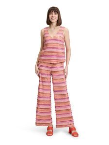 Vera Mont Kombinezon w kolorze czerwono-pomarańczowym rozmiar: 46. Czerwone kombinezony Vera Mont, bez wzorów, bez kołnierzyka, bez ramiączek. Za 239,99 zł.