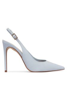 Aldo Szpilki Stessysling 14296305 Niebieski. Niebieskie szpilki ALDO, bez wzorów, z nubiku, bez obcasa. Za 499,99 zł.