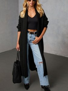 LA Angels Kardigan w kolorze czarnym rozmiar: M. Czarne kardigany LA Angels. Za 256,70 zł.