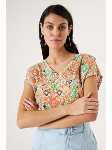 Garcia Bluzka ze wzorem rozmiar: XL. Bluzki Garcia, xl, bez wzorów, bez kołnierzyka, bez ramiączek. Za 39,58 zł.