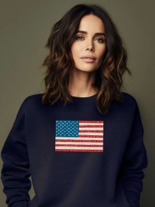 WOOOP Bluza w kolorze granatowym rozmiar: M. Niebieskie bluzy Wooop, m, bez wzorów, prążkowane, bez kaptura. Za 87,81 zł.