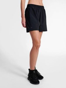 Damskie legginsy Newline Max. Czarne legginsy Newline, bez wzorów, z materiału, z standardowym stanem. Za 191,00 zł.