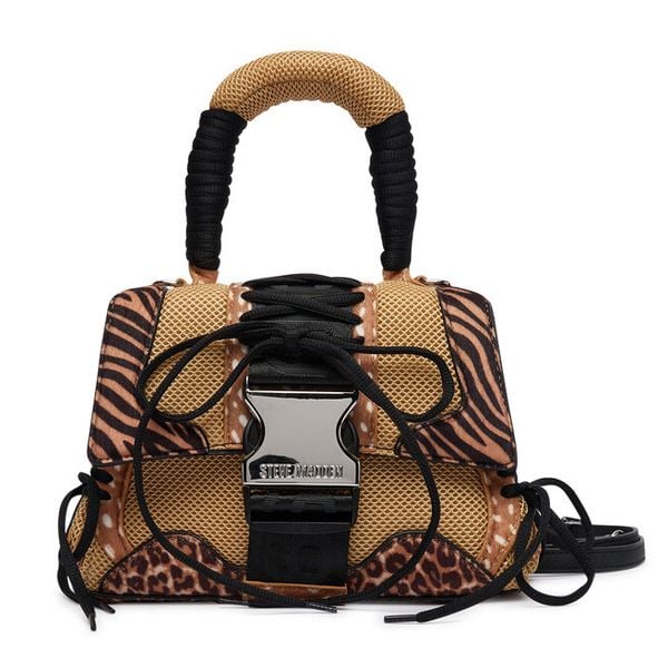 Torebka Steve Madden. Brązowe kuferki Steve Madden, bez wzorów, bez dodatków. Za 519,99 zł.
