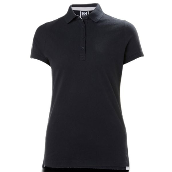 Damska koszulka polo Helly Hansen crew pique 2. Niebieskie bluzki Helly Hansen, m, bez wzorów, sportowe, bez kołnierzyka, bez ramiączek. Za 204,50 zł.