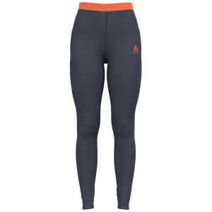 Legginsy termoaktywne damskie ODLO Natural Performance PW 150 BL Bottom Long. Niebieskie legginsy ODLO, bez wzorów. W wyprzedaży za 175,00 zł.