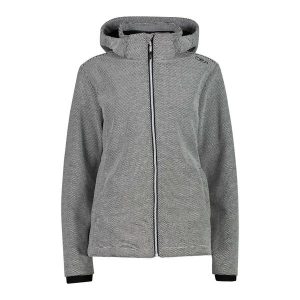 Damska kurtka z kapturem zapinana na zamek CMP. Czarne kurtki CMP, bez wzorów, z puchu, z kapturem. Za 464,25 zł.