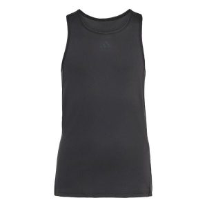 Girls Club Tennis Climacool Tank Top. Czarne topy ADIDAS, bez wzorów, sportowe, bez kołnierzyka, bez ramiączek. Za 149,00 zł.