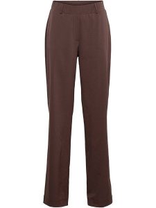 &Co Woman Spodnie "Patrice" w kolorze brązowym rozmiar: S. Brązowe spodnie z wysokim stanem &Co Woman, bez wzorów, z materiału, z podwyższonym stanem. Za 262,29 zł.