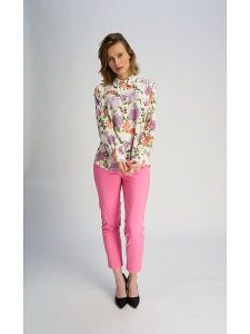 Marks & Spencer Bluzka w kolorze kremowym ze wzorem rozmiar: XL. Białe bluzki Marks & Spencer, xl, bez wzorów, bez kołnierzyka, bez ramiączek. Za 73,93 zł.