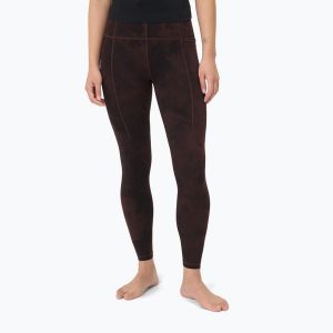 Legginsy treningowe damskie Sweaty Betty Super Soft Yoga. Brązowe legginsy SWEATY BETTY, bez wzorów, z elastanu, długie. Za 299,99 zł.