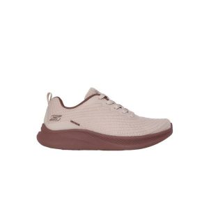 Buty SKECHERS BOBS MODA FLEX MELLOW DAWN Brązowy. Brązowe buty trekkingowe Skechers, z syntetyku, bez zapięcia. Za 276,30 zł.