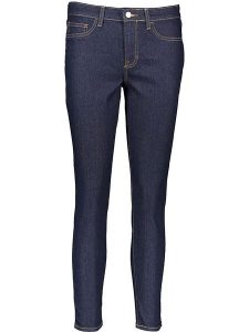 GAP Dżinsy - Skinny fit - w kolorze granatowym rozmiar: W33. Niebieskie jeansy GAP, bez wzorów. Za 61,46 zł.
