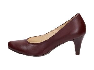 Brązowe Polskie czółenka damskie Gregors 465. Brązowe czółenka Gregors, bez wzorów, ze skóry, bez obcasa, na szpilce, bez zapięcia. Za 379,00 zł.