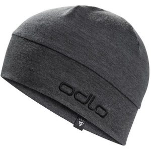 Czapka termoaktywna Odlo Revelstoke Pw Hat - graphite grey melange. Szare czapki ODLO, bez wzorów, sportowe. Za 125,99 zł.