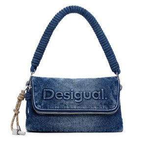 Torebka Desigual. Niebieskie torebki klasyczne Desigual, bez wzorów, bez dodatków. Za 249,99 zł.