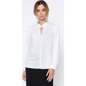 Bluzka w kolorze białym. Bluzki marki Far Far Fashion. W wyprzedaży za 79,95 zł.