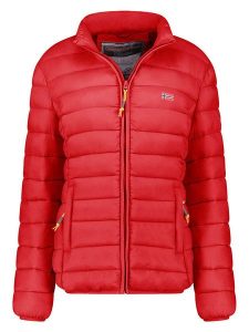 Geographical Norway Kurtka pikowana "Atikolor" w kolorze czerwonym rozmiar: XXL. Czerwone kurtki Geographical Norway, xxl, bez wzorów, bez kaptura. Za 148,95 zł.