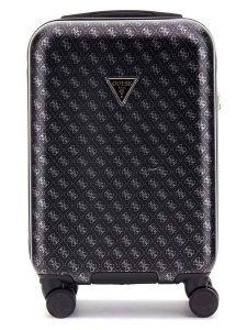 Guess Walizka w kolorze antracytowym - 33 x 54 x 22 cm rozmiar: onesize. Czarne walizki Guess, z aplikacjami, z materiału. Za 565,99 zł.