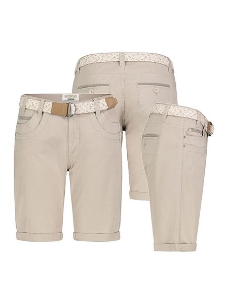 Sublevel Bermudy w kolorze beżowym rozmiar: L. Brązowe szorty Sublevel, bez wzorów, z tkaniny, klasyczne. Za 86,99 zł.