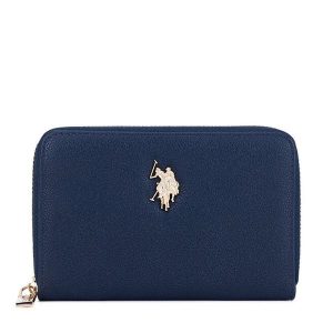 Portfel U.S. Polo Assn. Niebieskie portfele U.S. Polo Assn., bez wzorów. Za 159,99 zł.