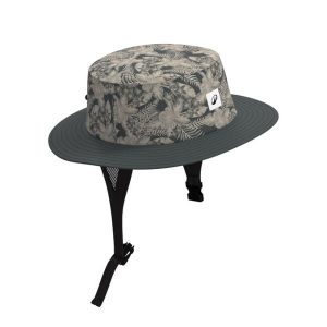 Kapelusz surfingowy Decathlon 500 Florentic. Zielone kapelusze DECATHLON, bez wzorów, z materiału, sportowe. Za 49,99 zł.