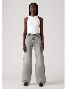 Levi's Dżinsy - Relaxed fit - w kolorze szarym rozmiar: W27/L32. Szare jeansy Levi's®, z aplikacjami, z bawełny, z podwyższonym stanem. Za 244,95 zł.