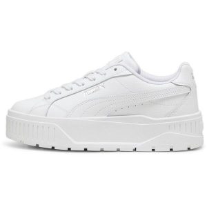 Adidasy Puma Karmen Ii Jr, Dla obu płci. Białe buty sportowe Puma, bez wzorów, z materiału, bez zapięcia. Za 293,00 zł.
