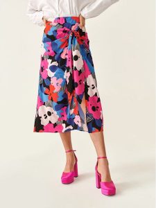 Tatuum Spódnica midi Fanna T2330.172 Kolorowy Classic Fit. Spódnice Tatuum, bez wzorów, z wiskozy, midi. Za 209,99 zł.
