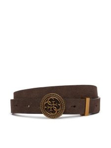 Guess Pasek W5BZ11 L0491 Brązowy ciemny. Brązowe paski Guess, z aplikacjami, ze skóry. Za 234,99 zł.