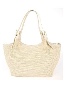 Maison héritage PARIS Skórzany shopper bag "Ceto" w kolorze beżowym - 48 x 30 x 10 cm rozmiar: onesize. Brązowe shopper bag Maison héritage PARIS, bez wzorów, z materiału, na ramię, bez dodatków. Za 565,99 zł.