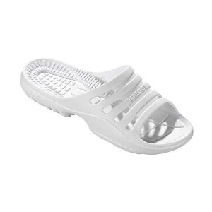 Klapki damskie Beco białe. Białe klapki 47 Brand, bez wzorów, z materiału, bez obcasa. Za 192,99 zł.