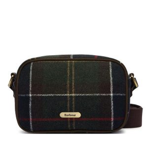 Torebka Barbour. Zielone listonoszki Barbour, bez wzorów, bez dodatków. Za 354,99 zł.