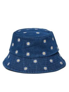 DeeZee Kapelusz LA321-717 Niebieski. Niebieskie kapelusze DeeZee, bez wzorów, z materiału. Za 59,99 zł.