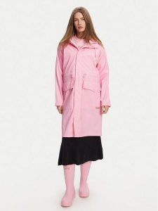 Hunter Parka Janna HARW0021242 Różowy Regular Fit. Czerwone kurtki Hunter, m, bez wzorów, z syntetyku, bez kaptura. Za 509,99 zł.