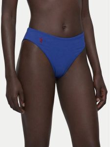 Polo Ralph Lauren Dół od bikini 21655554 Niebieski. Niebieskie bikini Polo Ralph Lauren, bez wzorów, z syntetyku. Za 329,99 zł.