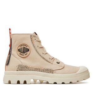 Trampki Palladium. Brązowe trampki Palladium, bez wzorów, bez zapięcia. Za 359,99 zł.