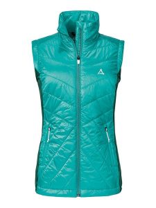 Schöffel Kamizelka hybrydowa "Stams" w kolorze turkusowym rozmiar: 36. Niebieskie kamizelki Schöffel, bez wzorów, bez kołnierzyka, bez ramiączek, bez kaptura. Za 279,11 zł.