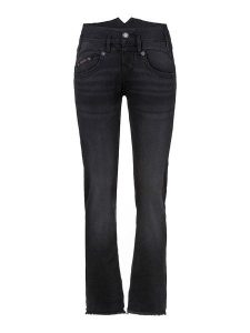 Herrlicher Dżinsy - Slim fit - w kolorze czarnym rozmiar: W30. Czarne jeansy Herrlicher, bez wzorów. Za 131,74 zł.