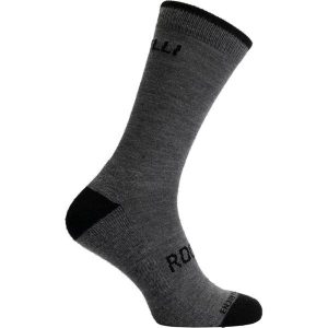 Skarpetki zimowe z owczej wełny Rogelli Merino. Czarne skarpetki Rogelli, bez wzorów, z wełny. Za 42,00 zł.