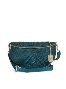 Anna Morellini Skórzana saszetka "Rufina" w kolorze niebieskim - 30 x 18 x 9 cm rozmiar: onesize. Niebieskie nerki i saszetki Anna Morellini, bez wzorów, z materiału. Za 208,99 zł.