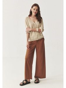 TATUUM Kardigan w kolorze beżowym rozmiar: XS. Brązowe kardigany Tatuum. Za 152,62 zł.